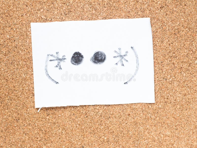 The Series of Japanese Emoticons Called Kaomoji, Embarrassed Stock