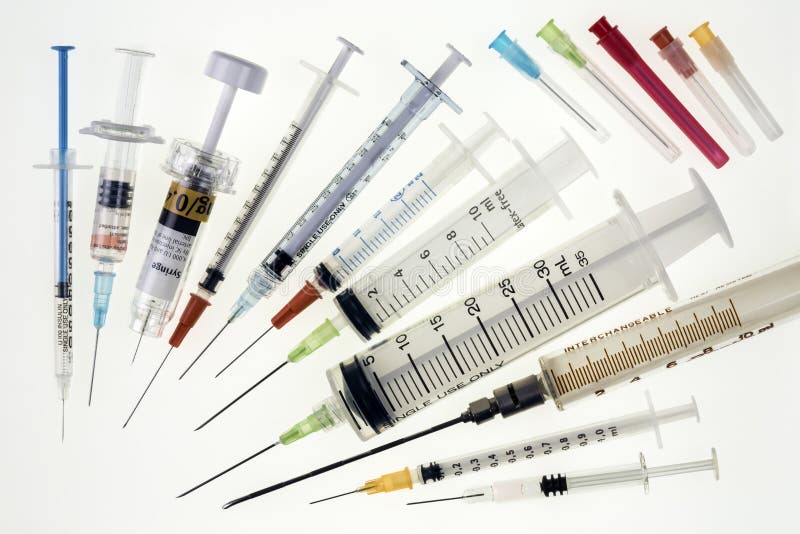 Seringues médicales photo stock Seringues médicales photo stock