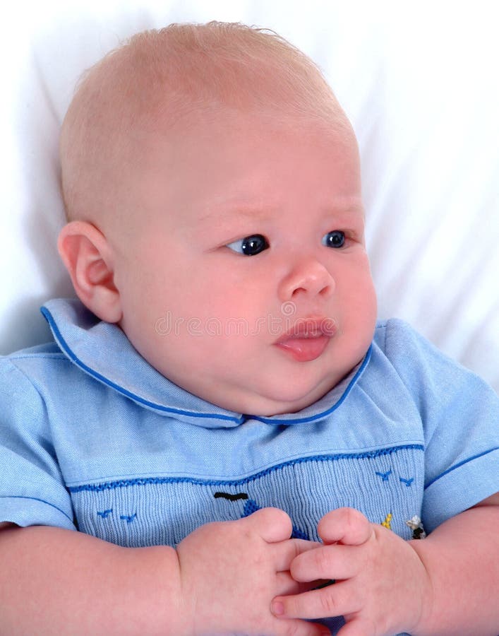 Serious Baby Royalty Free Stock Images Image 4134799