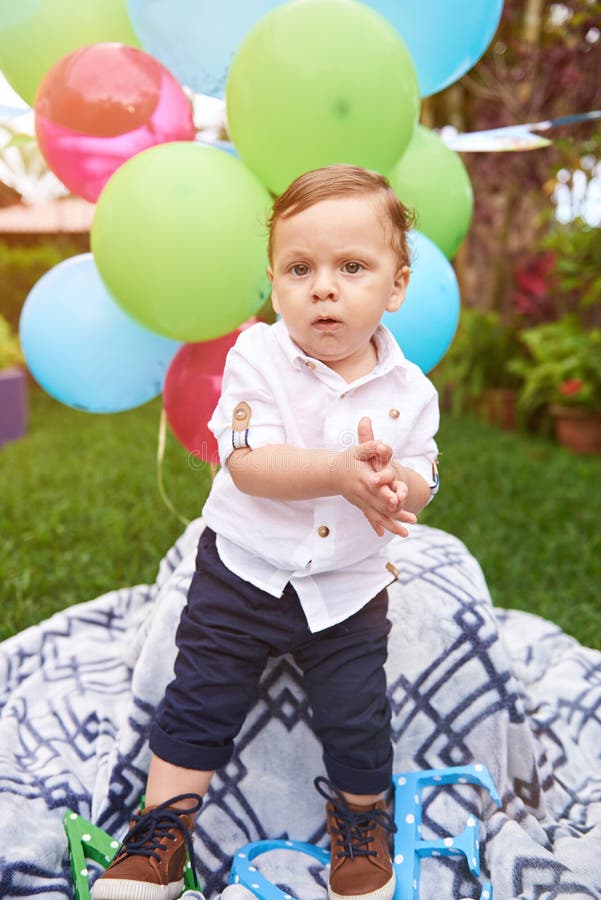 Serious birthday boy stock photo. Image of joyful, closeup - 80715698