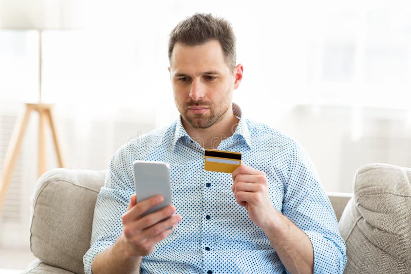 Young Man Using Voice Assistant on Smartphone Stock Image - Image of ...