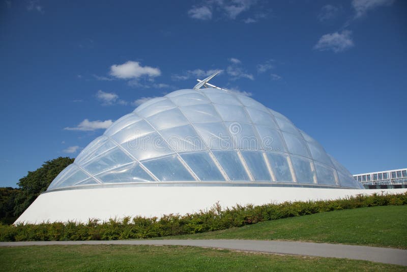 Serre Bij De Botanische Tuin in Aarhus Stock Afbeelding Image of