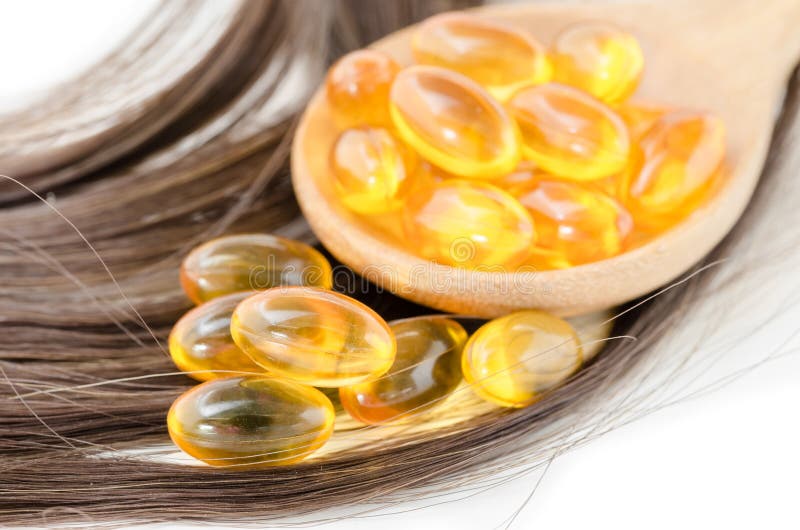 Serum Capsules for hair. stock image. Image of beautiful 66762553