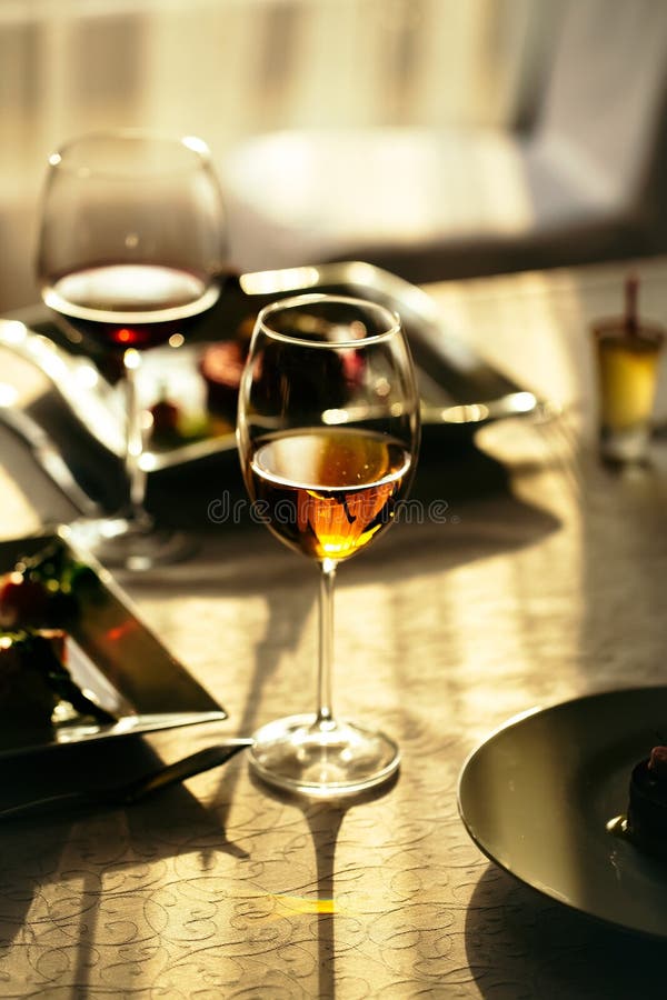 Served meal with drinks stock image. Image of plate, holiday 70208581