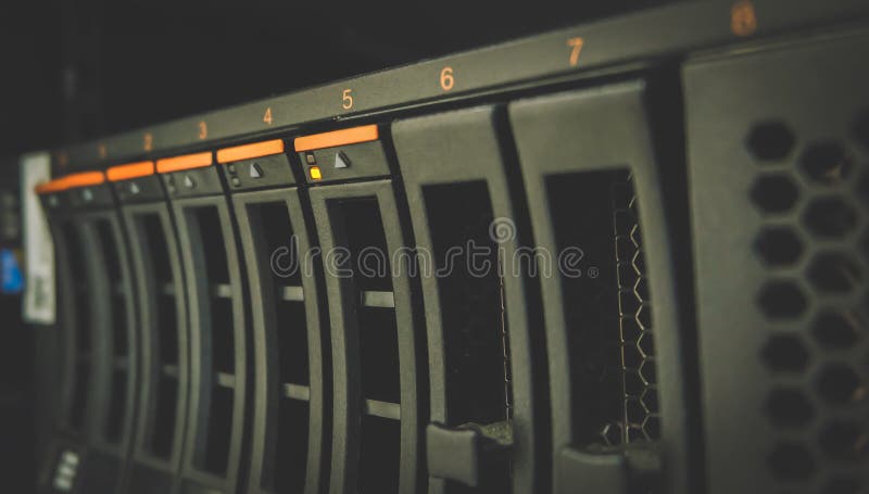 Server Hard Disk stock photo