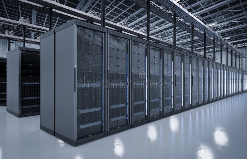 Server room or server computers royalty free stock image