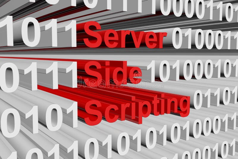 Server side scripting stock illustration. Illustration of elaboration