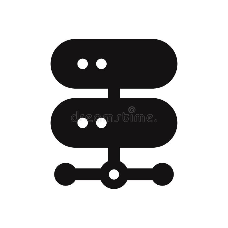 Server vector icon vector illustration