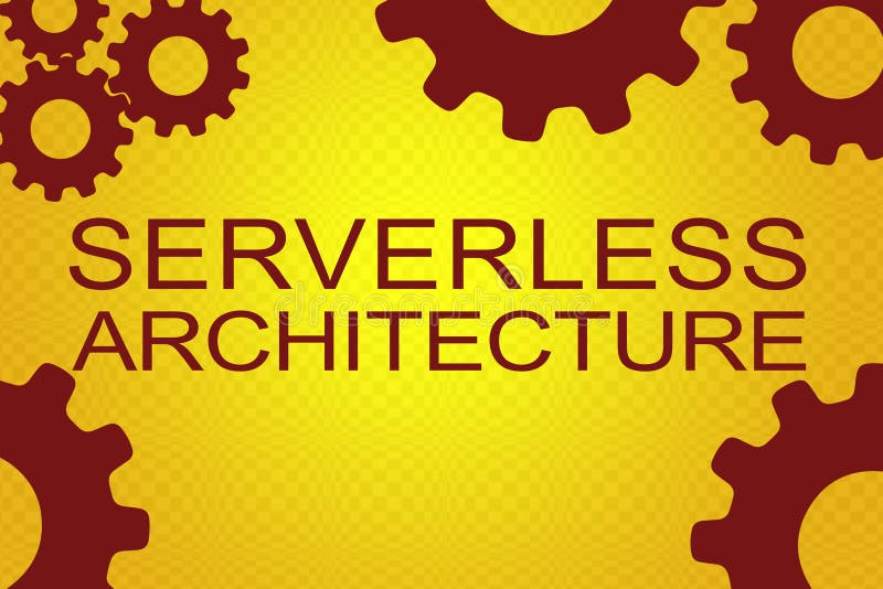 Serverless Architecture concept stock illustration