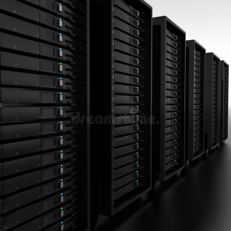 Servers stock abbildung Servers stock abbildung