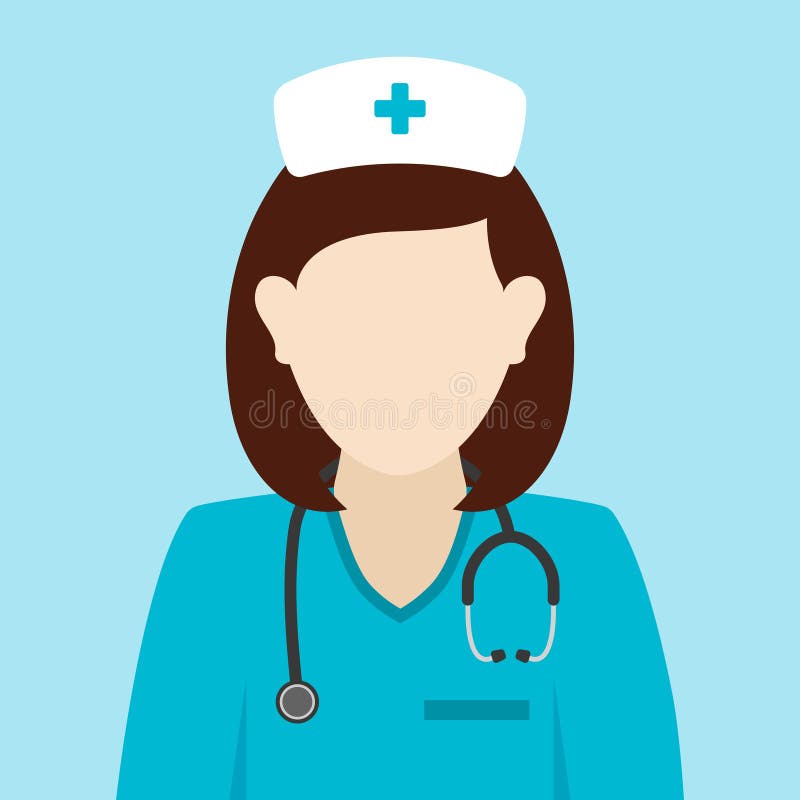 Médico e enfermeira fofos com clip-art de ferramentas médicas estilo de  desenho vetorial plana