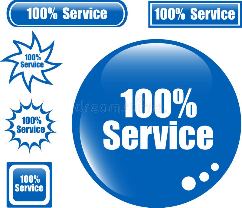 SERVICE 100 Web Button