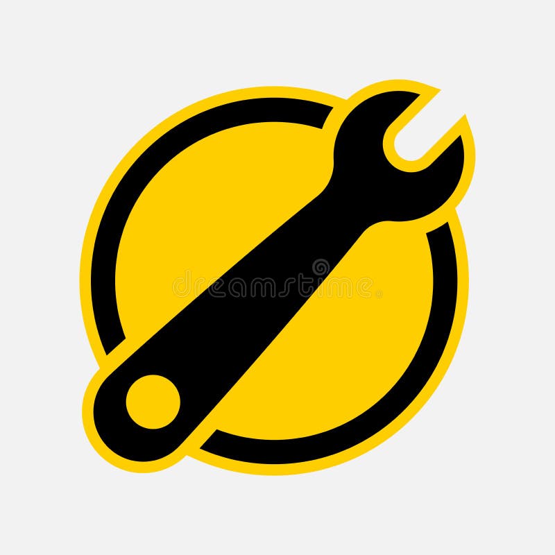 Service Tool icon on white background,Simple design style.vector illustration stock illustration Service Tool icon on white background,Simple design style.vector illustration stock illustration