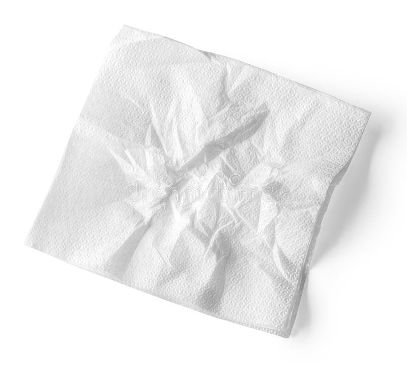 Benutzte Serviette. stockbild. Bild von zerknittert, reinigung 33051763