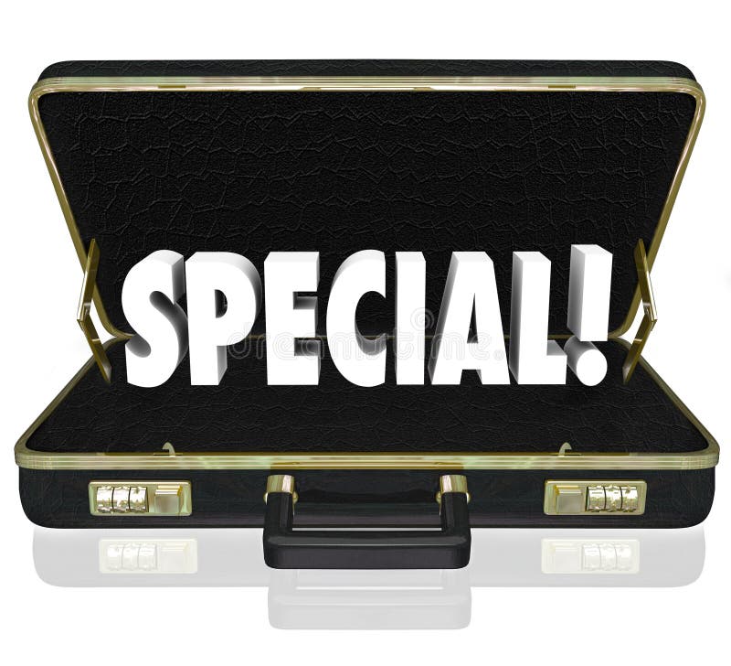 Serviette de présentation d'affaires de proposition d'offre spéciale illustration stock Serviette de présentation d'affaires de proposition d'offre spéciale illustration stock