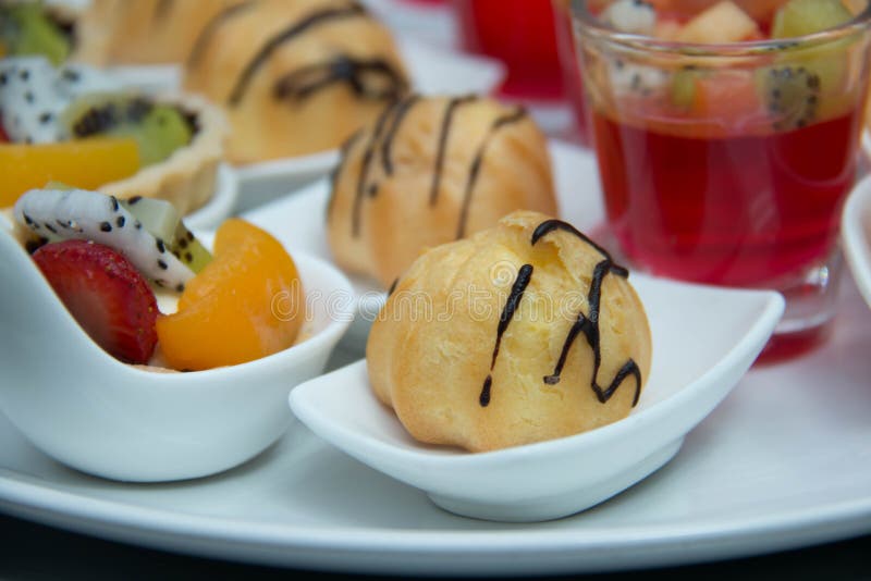 Serving Tray Decorative Assorted Desserts Stock Photos Free & Royalty