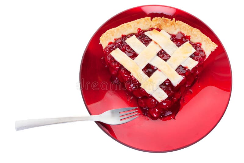 Servizio del grafico a torta della ciliegia immagini stock Servizio del grafico a torta della ciliegia immagini stock
