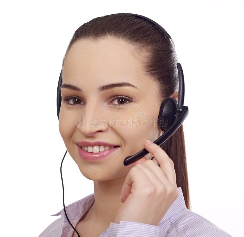 Servizio di assistenza al cliente isolato immagini stock Servizio di assistenza al cliente isolato immagini stock