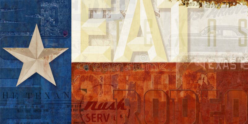 Servizio Route 66 del motel di Texas Flag Grunge Eat Rodeo illustrazione vettoriale Servizio Route 66 del motel di Texas Flag Grunge Eat Rodeo illustrazione vettoriale