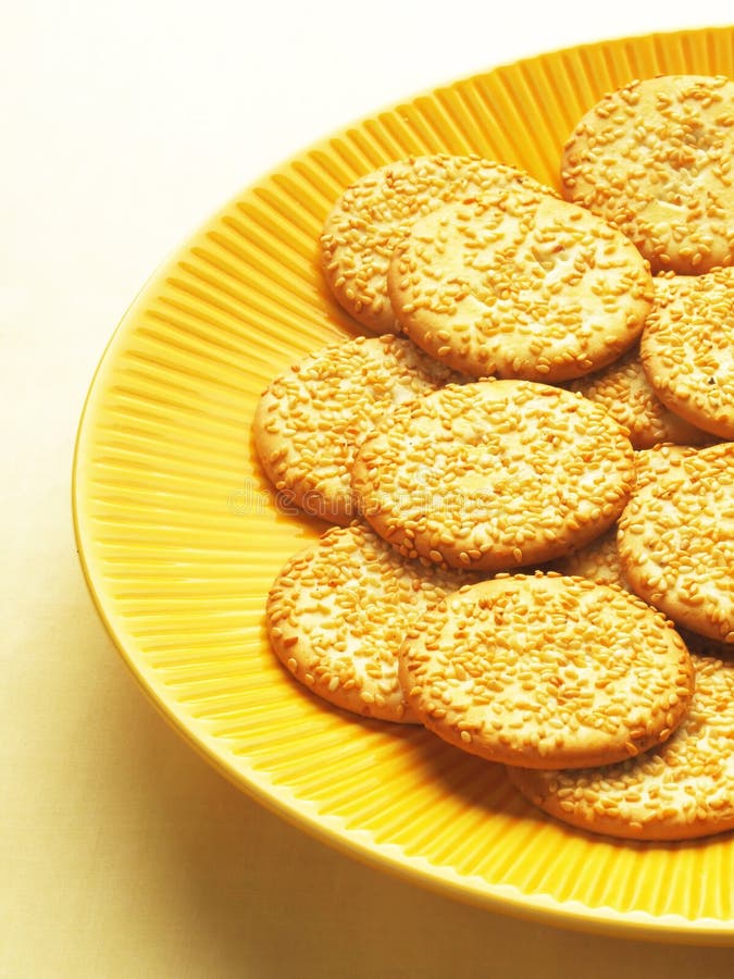 Asian sesame biscuits stock photo. Image of closeup, seeds 21536058