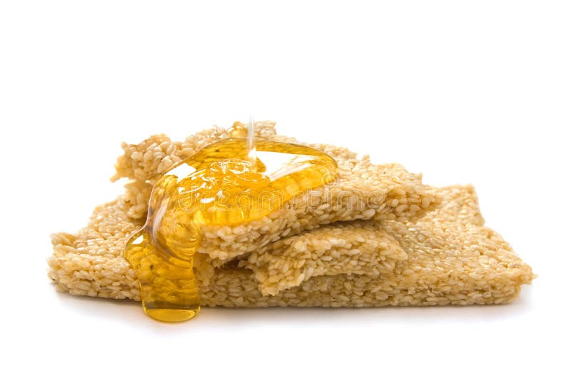 Sesame and honey stock image Sesame and honey stock image
