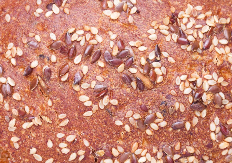 Sesame seeds on baking stock image. Image of porous, pastries 54080395