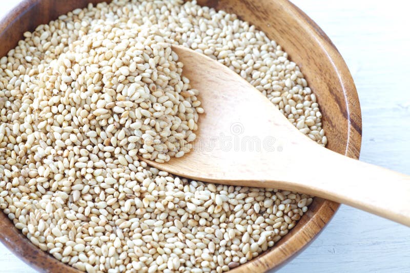 Sesame seeds stock photo. Image of nutrition, yellow 49050992