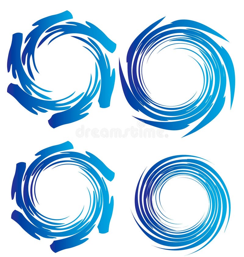 Earth water waves circle logo vector eps10. Earth water waves circle logo vector eps10