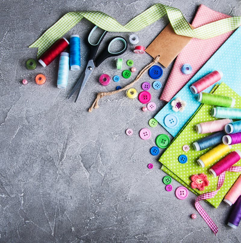 Accessories for tailoring stock image. Image of sewing 110445209