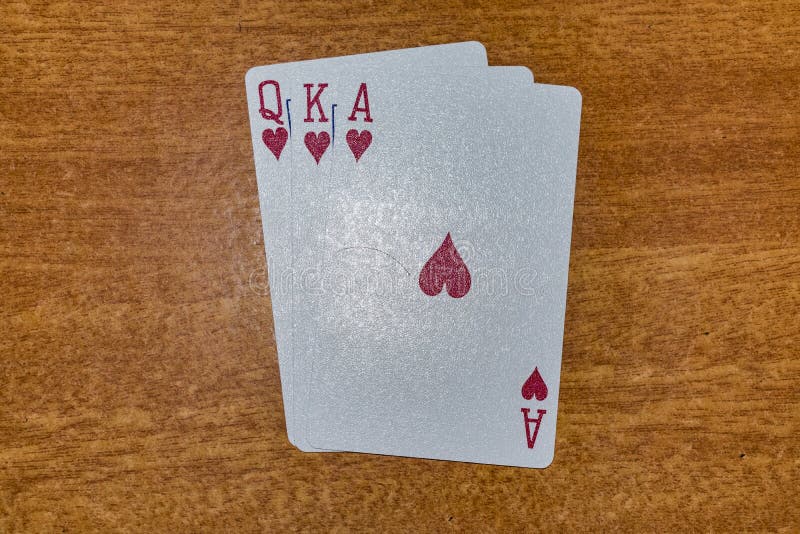 The King, Queen, Jack And Ace Of The Hearts Suit From A Deck Of Playing  Cards Stock Photo, Picture and Royalty Free Image. Image 3143477.