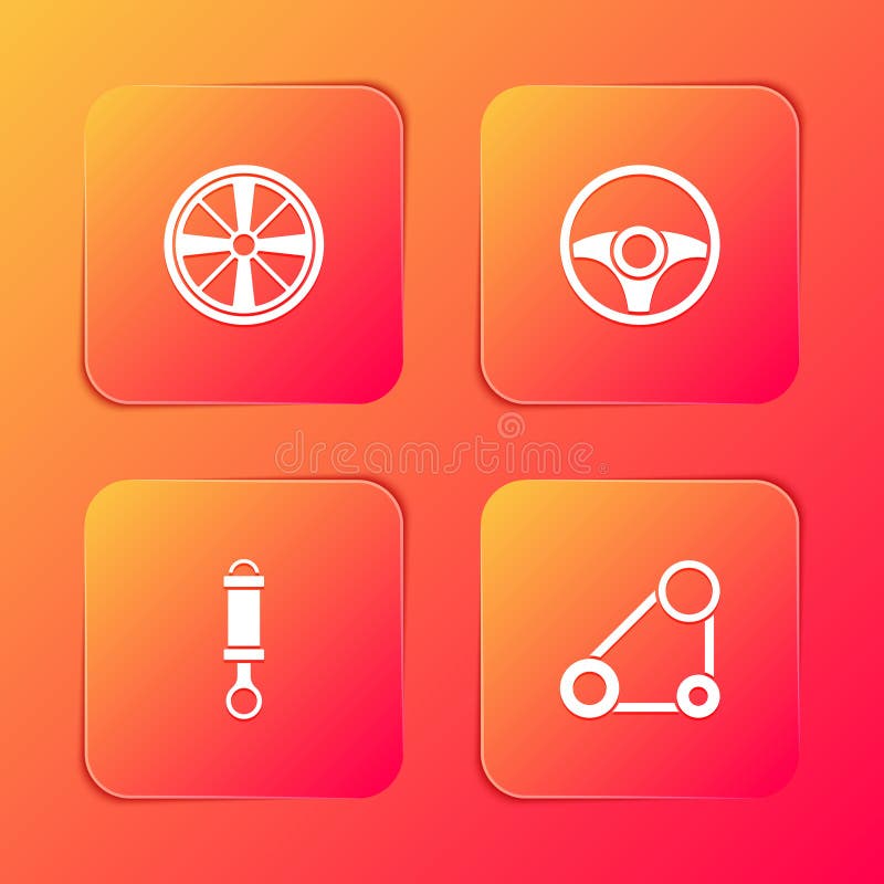 Set Alloy Wheel, Steering, Shock Absorber and Timing Belt Kit Icon