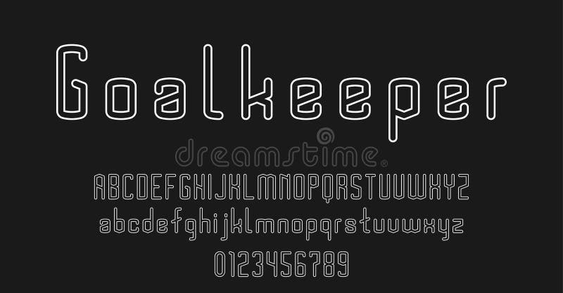 Set of alphabets font letters and numbers vector illustration