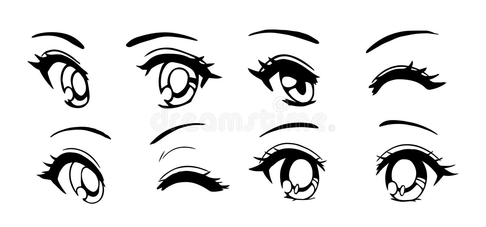 Anime Eye Stock Illustrations – 6,493 Anime Eye Stock Illustrations,  Vectors & Clipart - Dreamstime