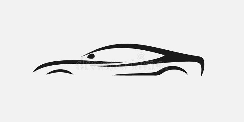 Automotive Modification and Service .Auto Detailing Logo Concept Stock