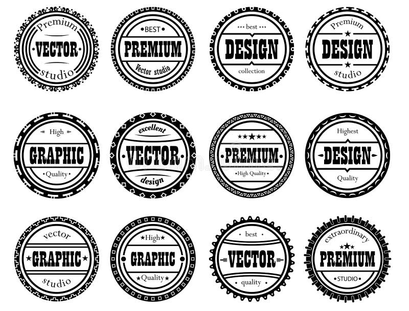 Collection Award Stamp Design Studios Stock Illustrations 7 Collection Award Stamp Design