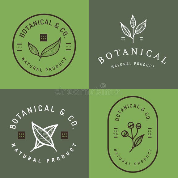 Botanical Logo Stock Illustrations – 145,730 Botanical Logo Stock ...