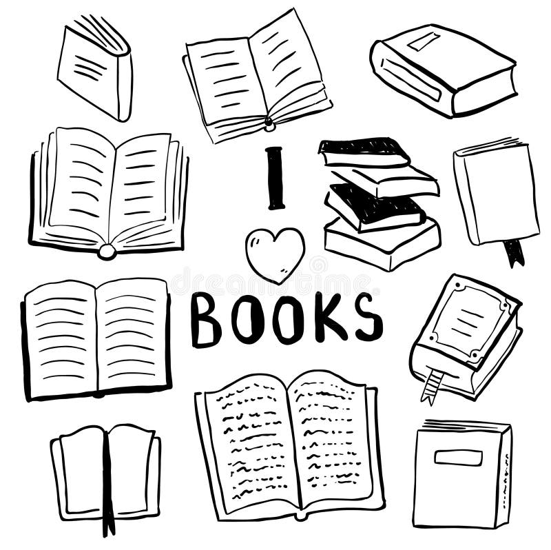 Books Doodles Stock Illustrations 927 Books Doodles Stock
