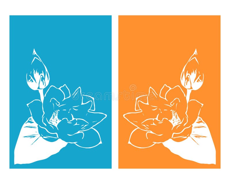 Set of 2 Botanical Wall Art Stock Vector Illustration of decorative