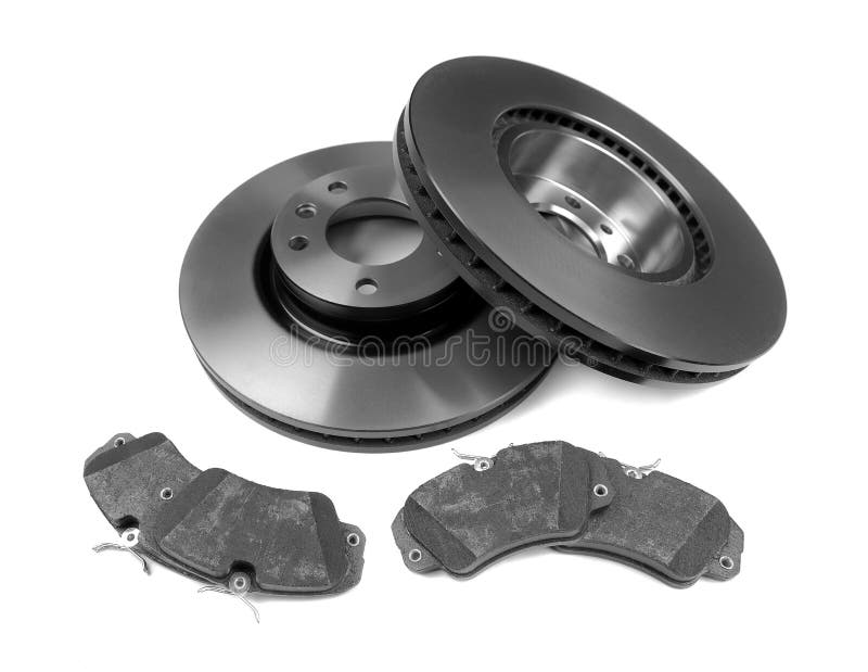 Two New Brake Discs for the Car Stock Image Image of road, rotor