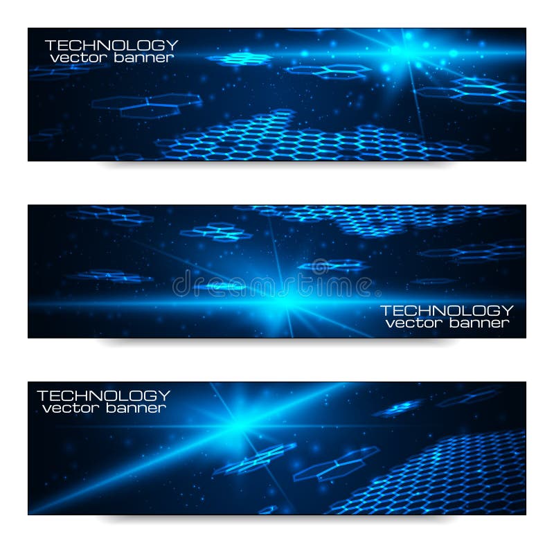 Digital Banners stock vector. Illustration of newage, graphic 4563046