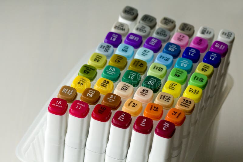 Felt Tip Pens, Rainbow - Set of 24