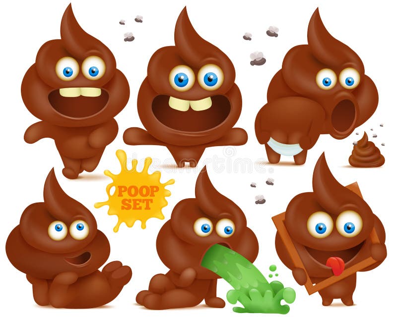 Set of Brown Emoji Poop Cartoon Characters Stock Illustration - Illustration of emoticon, brown: 92124606 Set of Brown Emoji Poop Cartoon Characters Stock Illustration - Illustration of emoticon, brown: 92124606