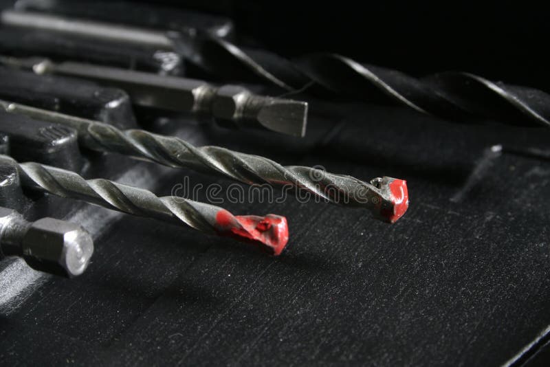 Set of building tools royalty free stock images