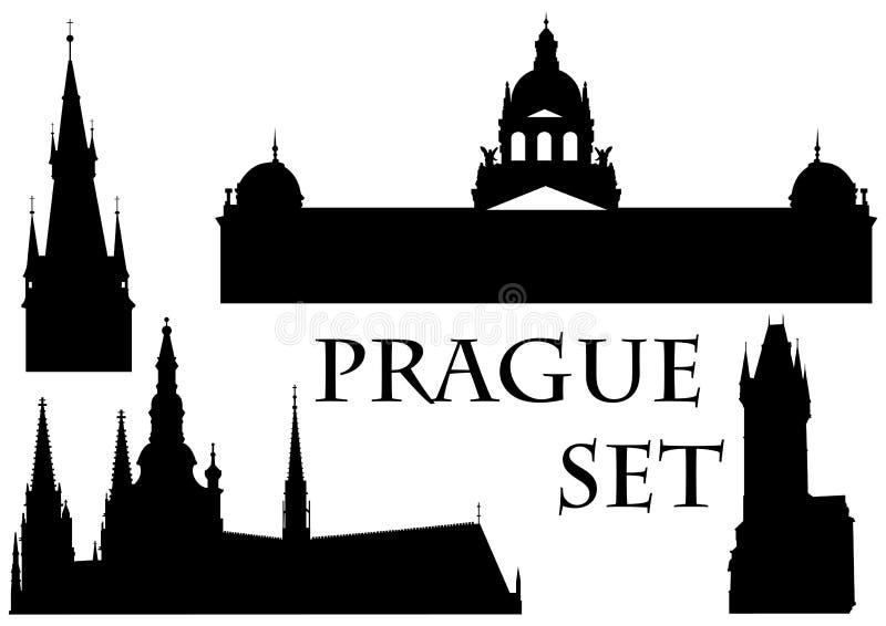 Set of buildings in Prague