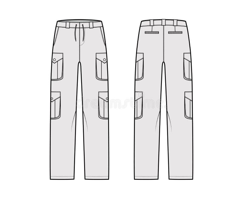 Cargo Pants Stock Illustrations – 1,808 Cargo Pants Stock Illustrations ...