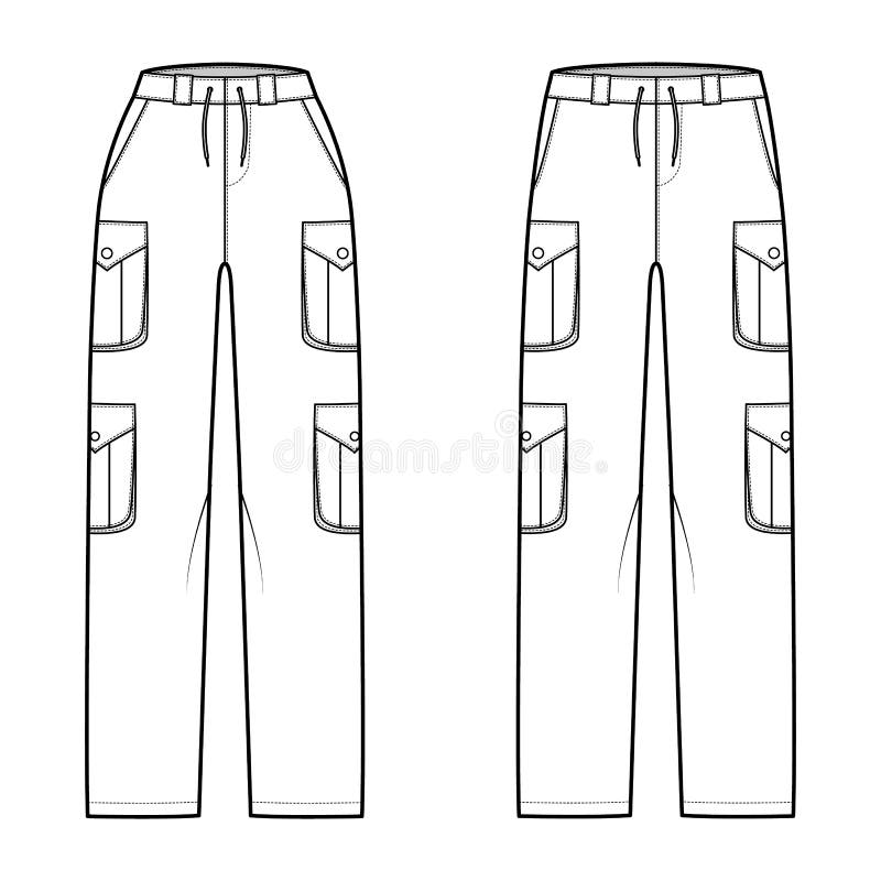 Jogger Pants Mockup Stock Illustrations – 498 Jogger Pants Mockup Stock ...