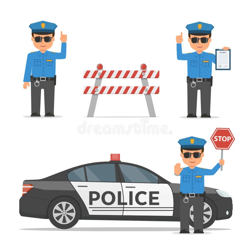 Featured image of post Drawing Traffic Police Cartoon : High speed traffic violation website landing page vector.