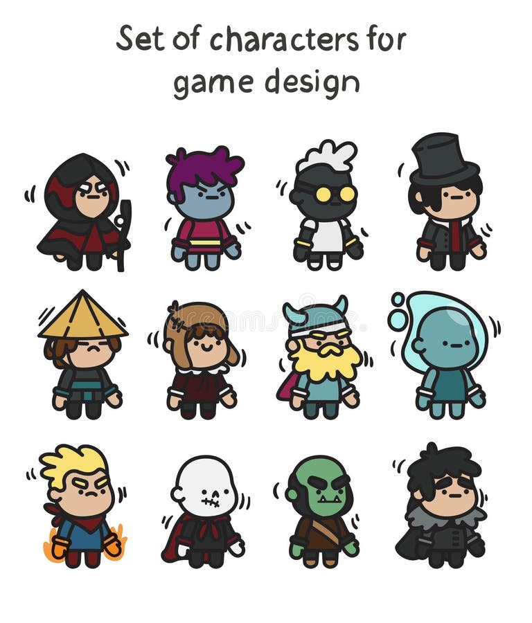 A Set of Characters Ready for Animation. Character for Mobile Applications and Game Design Stock Vector - Illustration of funny, human: 128347517 A Set of Characters Ready for Animation. Character for Mobile Applications and Game Design Stock Vector - Illustration of funny, human: 128347517