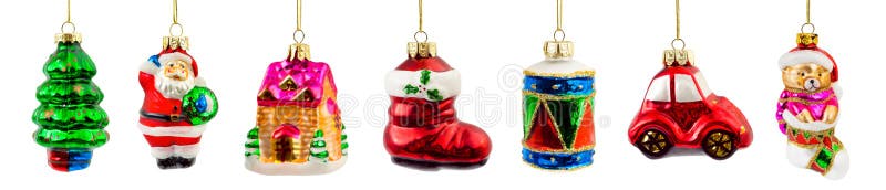 Set of christmas decorations