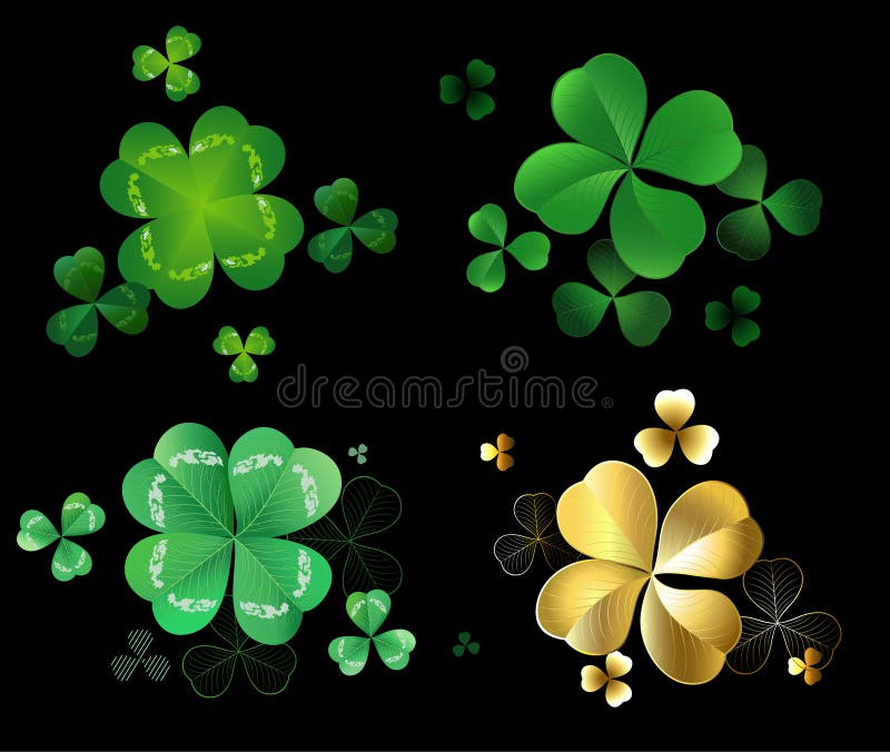 Set of clover